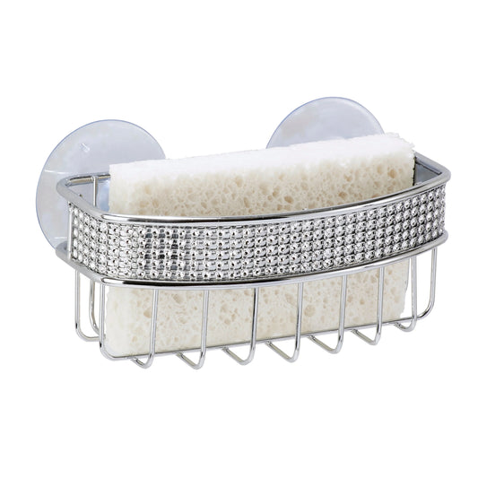 Chrome Sponge Holder - 5.71" x 2.76" x 2.4"