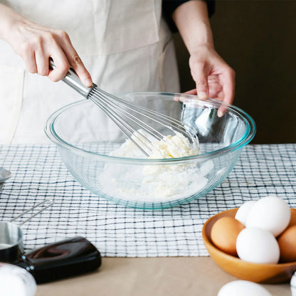 3Pcs Silicone Whisk 8" 10" 12" Kitchen Whisk Wire Whisks Beater