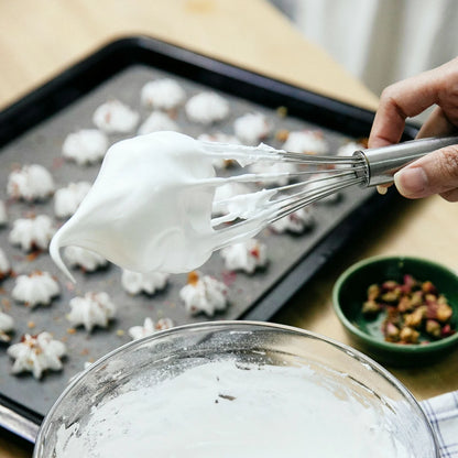 3Pcs Silicone Whisk 8" 10" 12" Kitchen Whisk Wire Whisks Beater