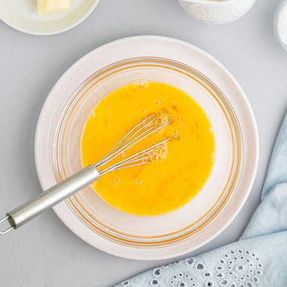 3Pcs Silicone Whisk 8" 10" 12" Kitchen Whisk Wire Whisks Beater